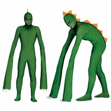 Carnavalspak reptielen monster voor volwassenen