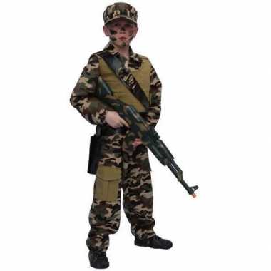 Carnavalspak Soldaat pak kind