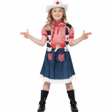 Meisjes carnavalspak cowgirl