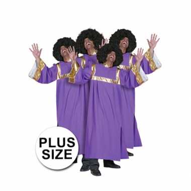 Plus size gospel koor carnavalspak