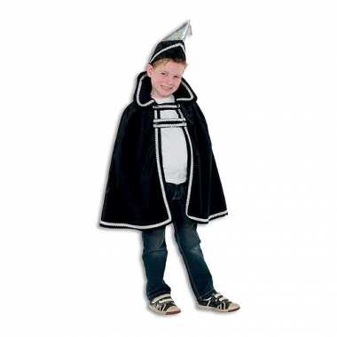 Prins carnaval kinder carnavalspak zwart