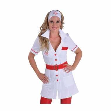 Zuster carnavalspak dames luxe