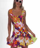 Flower power carnavalspak dames 10019690