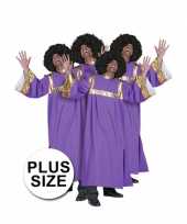 Plus size gospel koor carnavalspak
