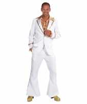 Wit seventies carnavalspak heren
