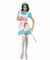 Zuster carnavalspak met bloedspetters